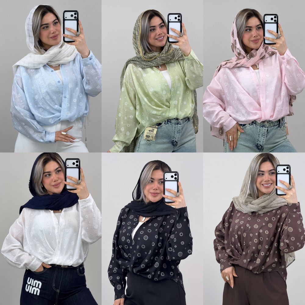 شومیز جلوپیج مدل نیکتا